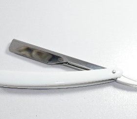Slide Razor Plastic Handle White
