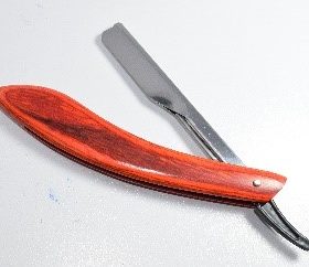 New Wood Handle Slide Clip Razor