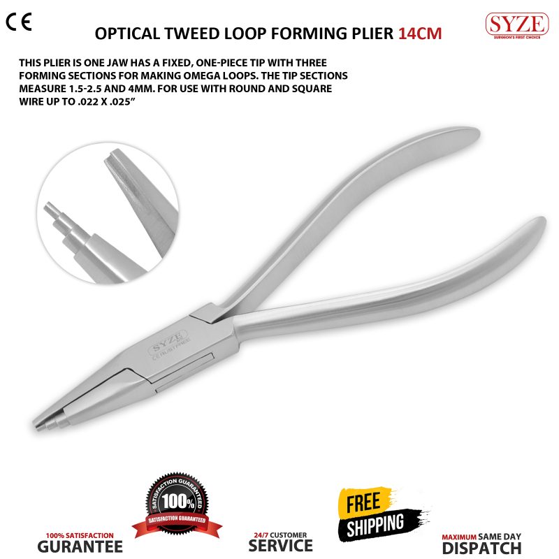 Optical Tweed Loop Forming Plier