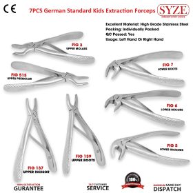 7 Pcs Kids Extraction Forceps with Free KIT