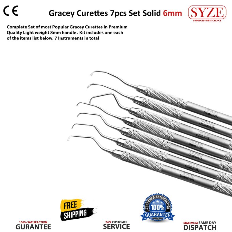 Gracey Curettes 6mm Solid