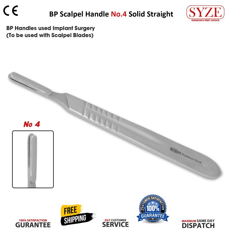 Scalpel Handle 4no With 3 Blades