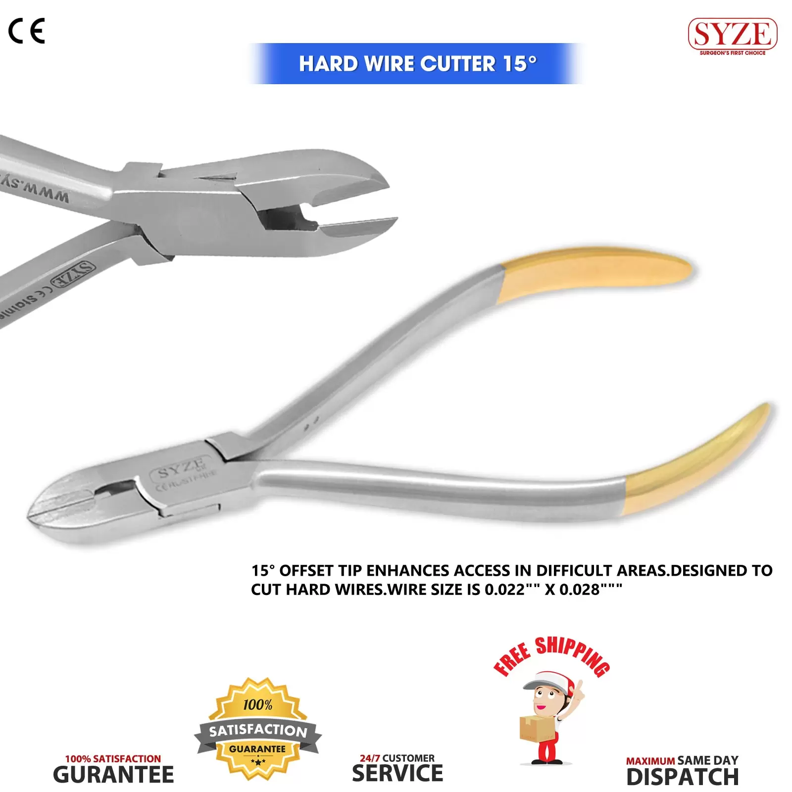 Hard Wire Cutter 15°