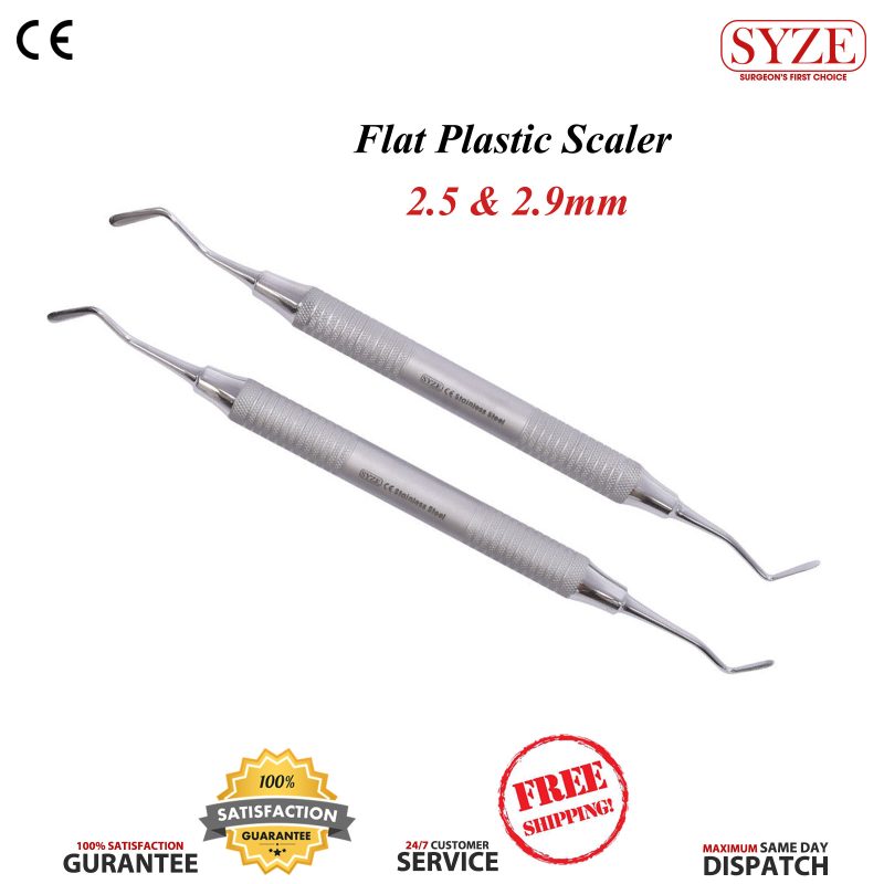 Flat Plastic Scalers (2.5-2.9 mm)
