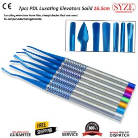 7 Pcs PDL Luxating Elevators Set Blue Coated