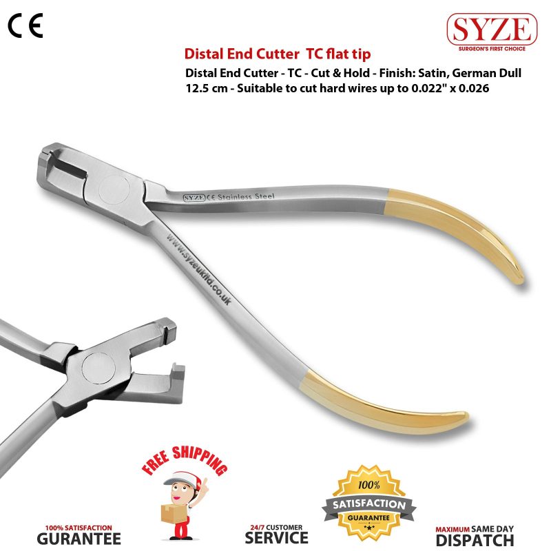 Distal End Cutter TC Flat Tip