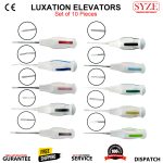 Luxation Root Elevator 10Pcs Set Mold Handle