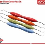 Dental Langer Curettes Sickle Scaler Periodontal Silicone Handle