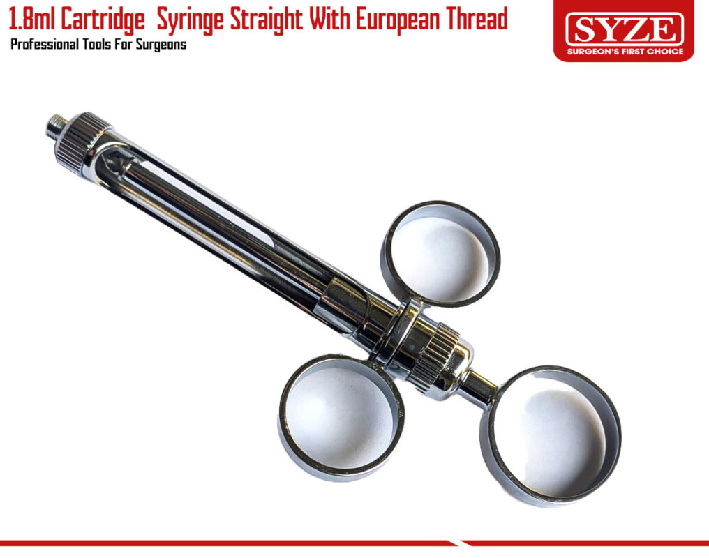 Dental Self-Aspirating Syringe 1.8ml Anesthesia Cartridg