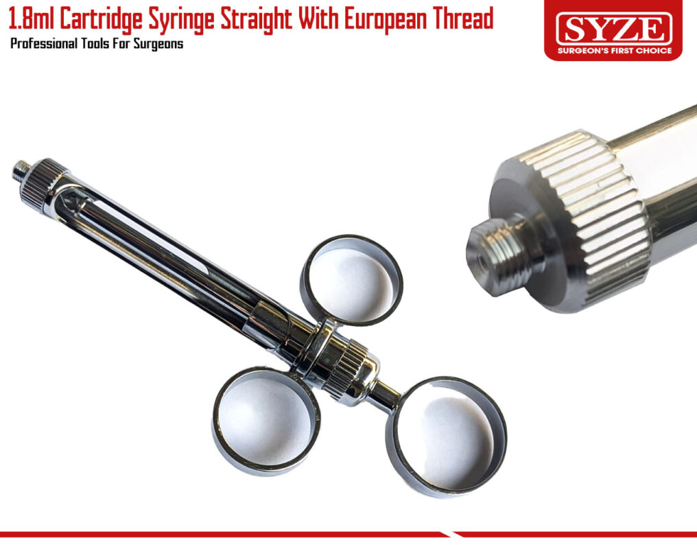 Dental Self-Aspirating Syringe 1.8ml Anesthesia Cartridg