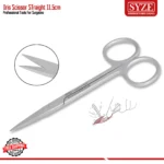 Iris Trimming Scissors Straight 11.5cm Dental Surgical Gum